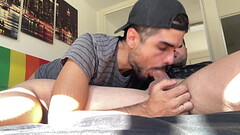 rimming and cumming with my friend Thumb