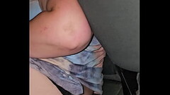 Showing her thong after the concert Thumb