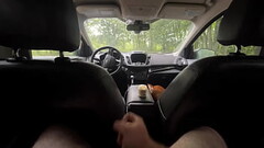 Cum in car Thumb