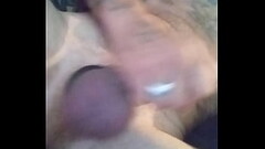 James stroking his cock Thumb