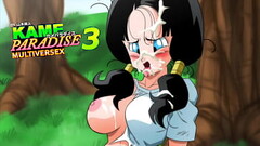 Kame Paradise 3 - Master Roshi goes to other universes to fuck Dragon Ball women ( All Scenes Uncens Thumb