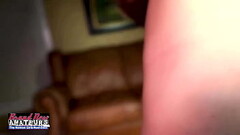 Blowjob Eyes! It'_s Peyton Taking All That Cum Inside Her Mouth! Thumb