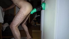 Doing the Fap Hero Challenge - Part 5 with an even bigger anal toy - wrecked ass by monster dildo -  Thumb