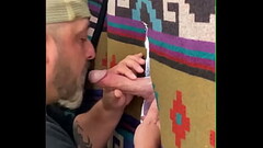 cable guy makes a stop for servicing of his own Thumb