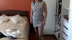 I please my stepson, I lift my dress so he can jerk off and cum Thumb