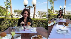 Restaurant Romance: From Pickup to Hotel Room Creampie Thumb