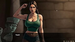 Lara goes to a cave and sits on her friend'_s dick Thumb