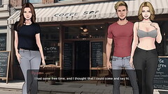 Naughty girl can'_t resist her girlfriend and rides his penis hot Thumb