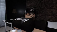 Roblox girl couldn'_t sleep, so she had some fun with his bf'_s cock while he was asleep Thumb