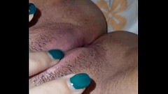 Touching herself Thumb